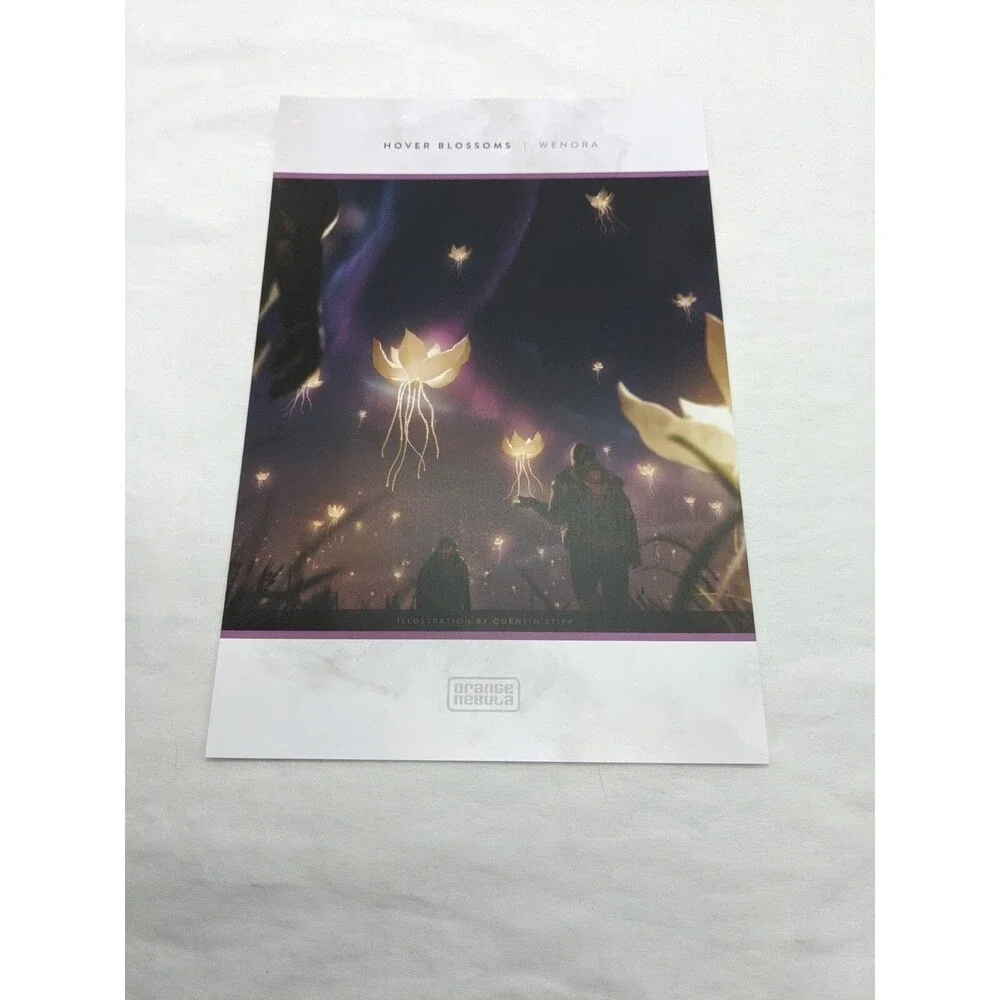 Lot Of (24) Unsettled Orange Nebula Board Game Art Prints 6
